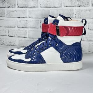 Radii Leather Animal Print High Top Athletic Sneakers Athleisure Mens Size 11